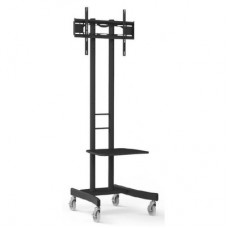 Atdec TV Cart Black Mobile cart for medium and large displays (Supports TVs up to 50KG)