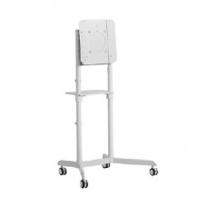 Atdec TV Cart White Mobile w/Rotation (Supports Up To 70" Devices / 70KG Weight Tolerance)