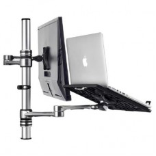 Atdec Notebook monitor arm combo mount - Silver