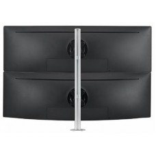 Atdec AWMS-2-LTH75 - Dual Monitor Mount, Curved Monitors, Heavy & Large Displays, All-In-One PCs, Vesa 75 x 75, 100 x 100, Weight up to 14KG.