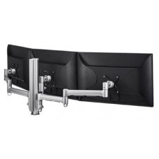 Atdec AWM Triple monitor arm solution - 710mm & 130mm articulating arms - 400mm post - bolt - Silver - AWMS-3-13714