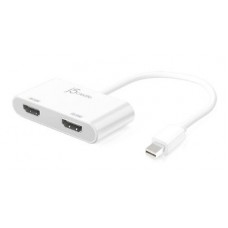 J5create JDA156 Mini DisplayPort (MPD) to Dual HDMI Adapter