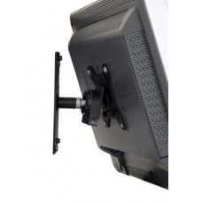 Atdec Spacedec Display Direct Wall Mount Black - Swivel mount. Max load 25kg. VESA 75x75 100x100