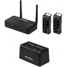 AVerMedia AW5 AVerMic Wireless Microphone & Classroom Audio System Dual Pack With Charging Dock