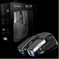 EVGA X17 Gaming Mouse, Wired, Grey, Customizable, 16,000 DPI, 5 Profiles, 10 Buttons, Ergonomic 903-W1-17GR-K3