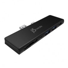 J5create JCD324B Ultra-drive Mini-dock for Surface Pro 7 ( 2xUSB 3.1 Gen / 1 x HDMI / PD 3.0 up to 60W/ Memory card reader)