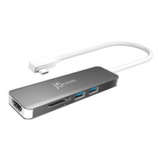 J5create JCD372 USB-C 3.1 SuperSpeed+ Multi-Adapter - (USB-C to HDMI, SD card reader, 2 x USB-A 3.1)