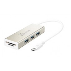 J5create JCH347 USB-C 3-port USB-A HUB with SD & Micro SD card reader