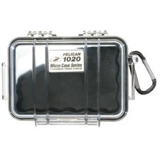 Pelican 1020 Micro Case - Clear with Black