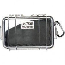 Pelican 1040 Micro Case - Clear with Black