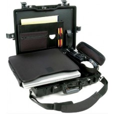 Pelican 1495 Laptop Case with laptop Sleeve & Lid organiser Black. Fits up to 17" laptops