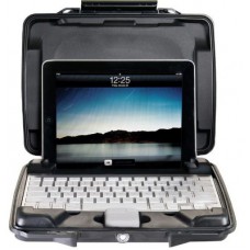 Pelican i1075 iPad and Keyboard case designed to protect iPad or iPad2