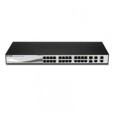 D-Link DES-1210-28P 28-Port 10/100Mbps Web Smart PoE Switch with 4 Gigabit Ports (2 UTP and 2 Combo UTP/SFP)