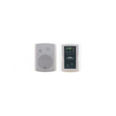 Kramer 2x30 Watt Powered On-Wall Speaker System (Pair of Stereo 2x30W RMS) - White