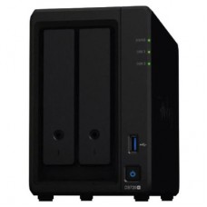 Synology DiskStation DS720+ 2-Bay 3.5" Diskless 2xGbE NAS (Scalable) ,Intel Celeron 2.0GHz 4-core, 2GB RAM, 2xUSB3, eSATA