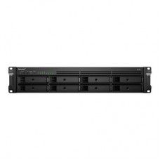 Synology RackStation RS1221+ 8-Bay 3.5" Diskless 4xGbE NAS (2U Rack), AMD Ryzen Quad Core 2.2GHz, 4GB RAM, 2xUSB3, 3 year Wty - Short Depth NAS