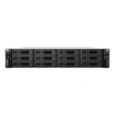 Synology RackStation RS3621XS+ 12-Bay 3.5" Diskless 4xGbE NAS ,Intel Xeon D-1541,2.1GHz, 8GB DDR4 RAM, 2xUSB3.2,  Synology Compatible drives only.