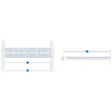 Synology Rail Kit (Fixed) for 1U RackStation NAS