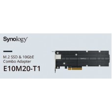 Synology E10M20-T1 - M.2 SSD & 10GbE Combo Adapter - 5 year Warranty - Select Models only