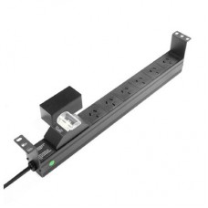 Powershield RPR-6HMCB Power Distribution Unit Unmanaged 6 Way PDU with Australian Sockets - horizontal